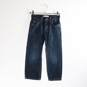 Levi's - 505 Regular Fit Blue Jeans (Boy's Size 5)